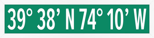 Long Beach Island Coordinates  in Mint