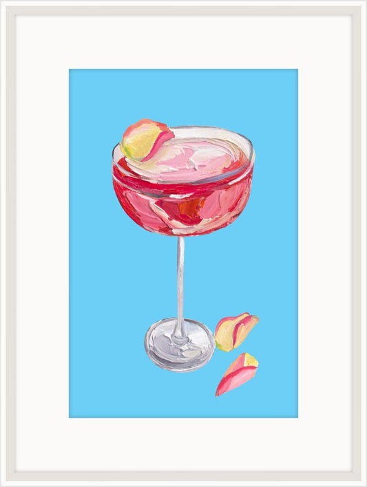 Sparkling Rose Gin Cocktail