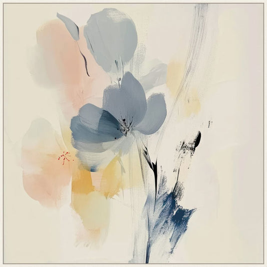 Gentle Blooms I on Canvas