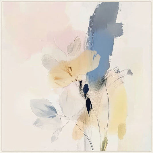 Gentle Blooms II on Canvas