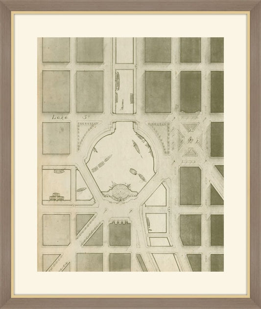 Plan of Chicago, Lake Street, 1909