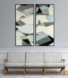 Land Schematics I on Canvas