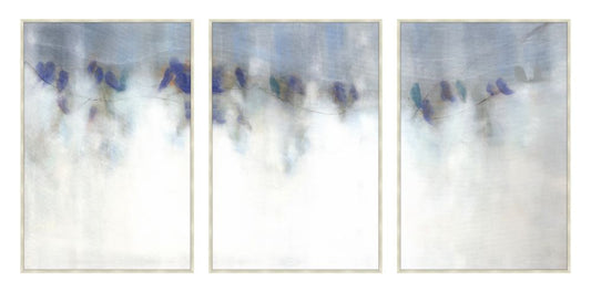 Birds Triptych on Canvas