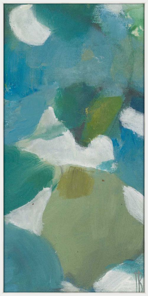 Organic Blue II on Canvas