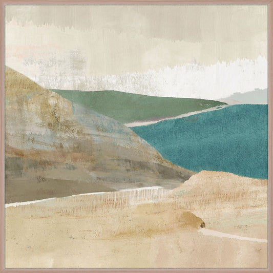 Bright Stone Bay I on Canvas