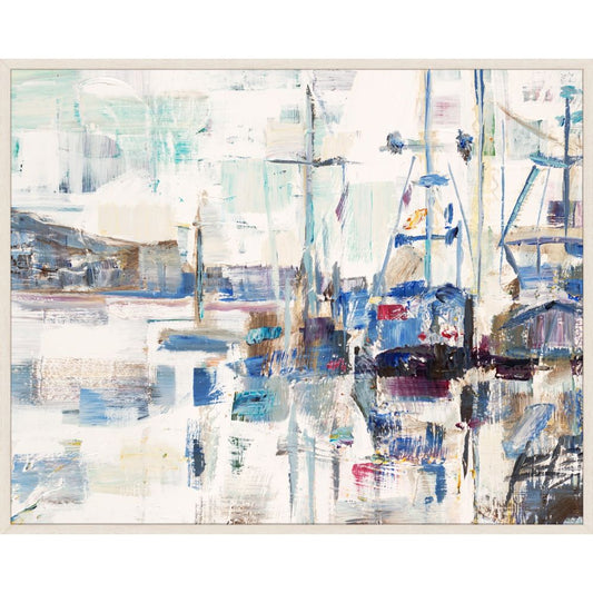 Sailboats at the Marina on Canvas