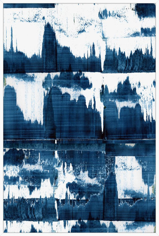 Blue Straights II on Canvas