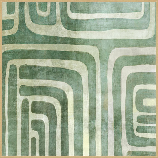 Whimsical Green II Canvas