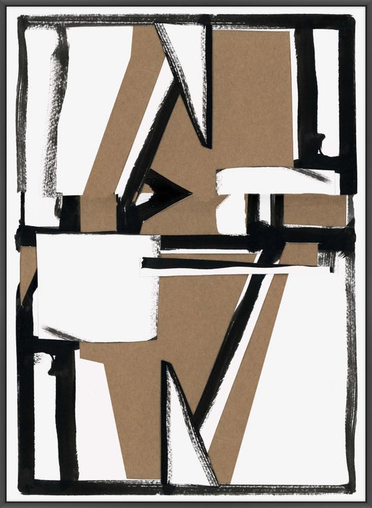 Black and Tan I on Canvas