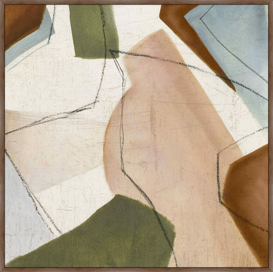 Shape Abstract II on Canvas