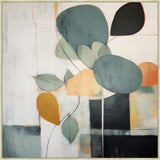 Teal Abstractions I on Canvas