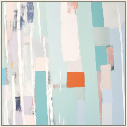 Blue Abstract Visionaries I on Canvas