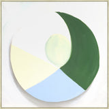 Round Green  Grande on Canvas