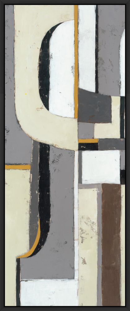 Gray Brown Black Panel  I on Canvas