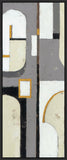 Gray Brown Black Panel II on Canvas