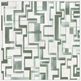 Green Labyrinth on Canvas