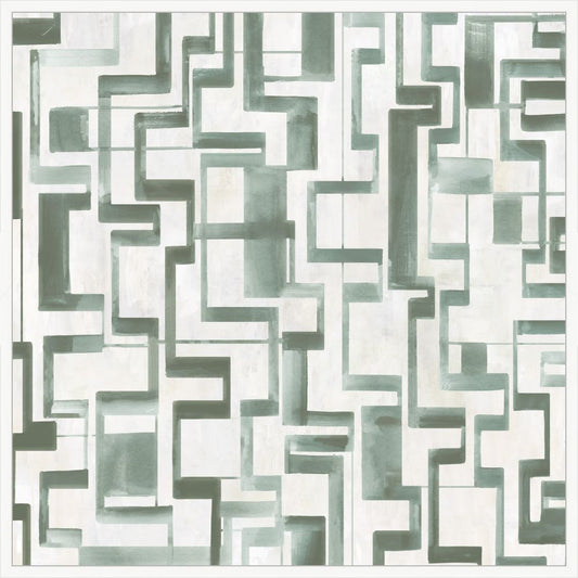 Green Labyrinth Grande on Canvas