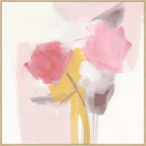 Crimson Forms II on Canvas