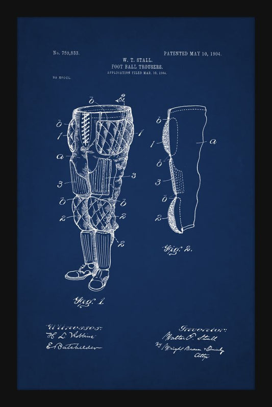 Football Trousers Patent - Blue