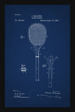 Tennis Racket Patent - Blue