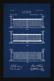 Tennis Net Patent - Blue