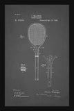 Tennis Racket Patent - Grey