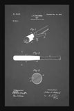 Baseball Bat Patent - Grey