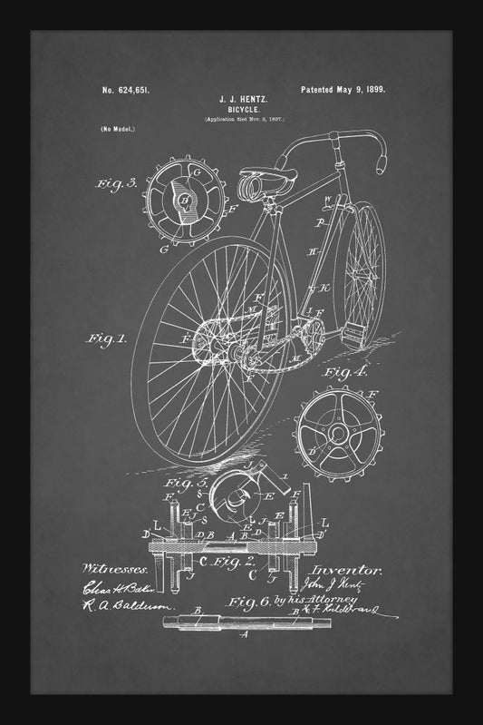 Bicycle Patent - Grey