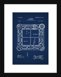 Game Board Patent - Blue Small