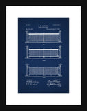 Tennis Net Patent - Blue Small