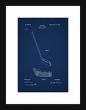 Hockey Stick Patent - Blue Small