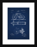 Bicycle Patent - Blue Small