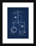 Beer Mug Patent - Blue Small