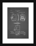 Baseball Glove Patent - Grey Small