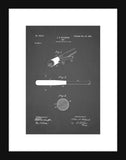 Baseball Bat Patent - Grey Small