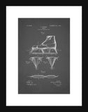 Ice Skate Patent - Grey Small