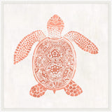 Asian Turtle Coral on White I