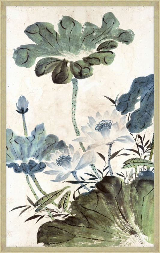 Blue Lotus Garden I  Grande