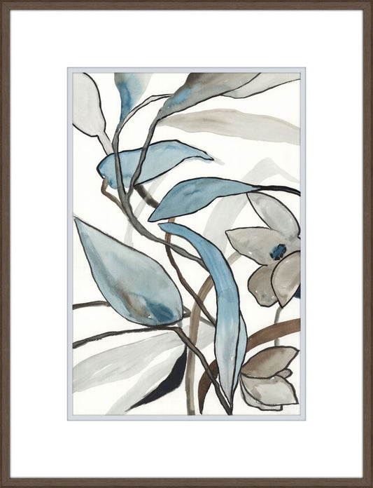 Blooming Blue Florals I