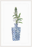 Green Foliage in a Petite Blue & White Urn II