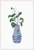 Green Foliage in a Petite Blue & White Urn III