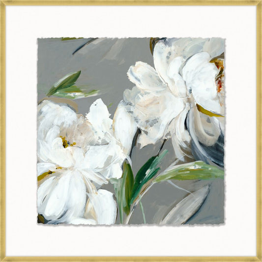 White Peonies Florals I
