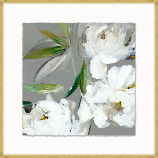White Peonies Florals II