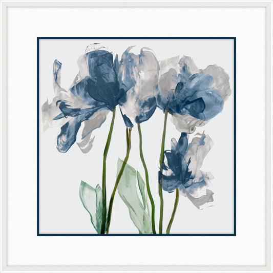 Blue Floral Radiance I
