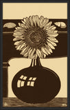 Sunflower in Black and Beige, Samuel Jessurun de Mesquita, 1914