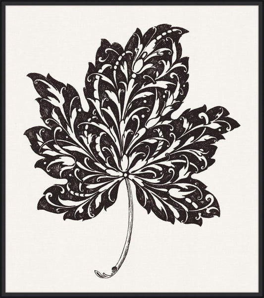 Exotic Black Leaf I