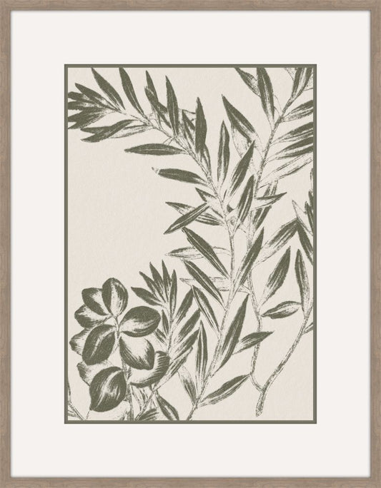 Inky Fern in Forrest Green I