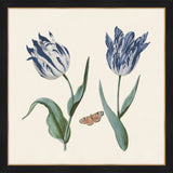 Two Tulips III Cobalt  Blue