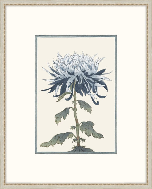 Asian Blue &  White Flowers VI