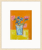 Bouquet of Flowers on a Yellow Table